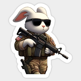 Tactical Rabbit Sticker